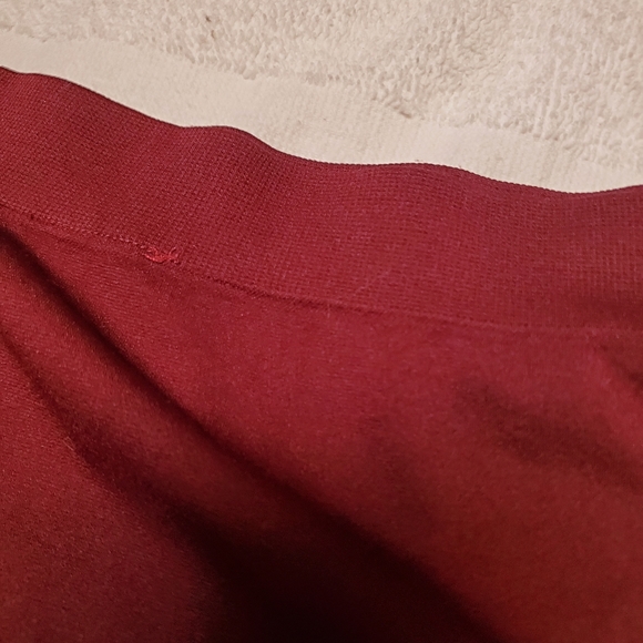 2 pr. Red & Black Footless tights/leggings - Picture 5 of 7